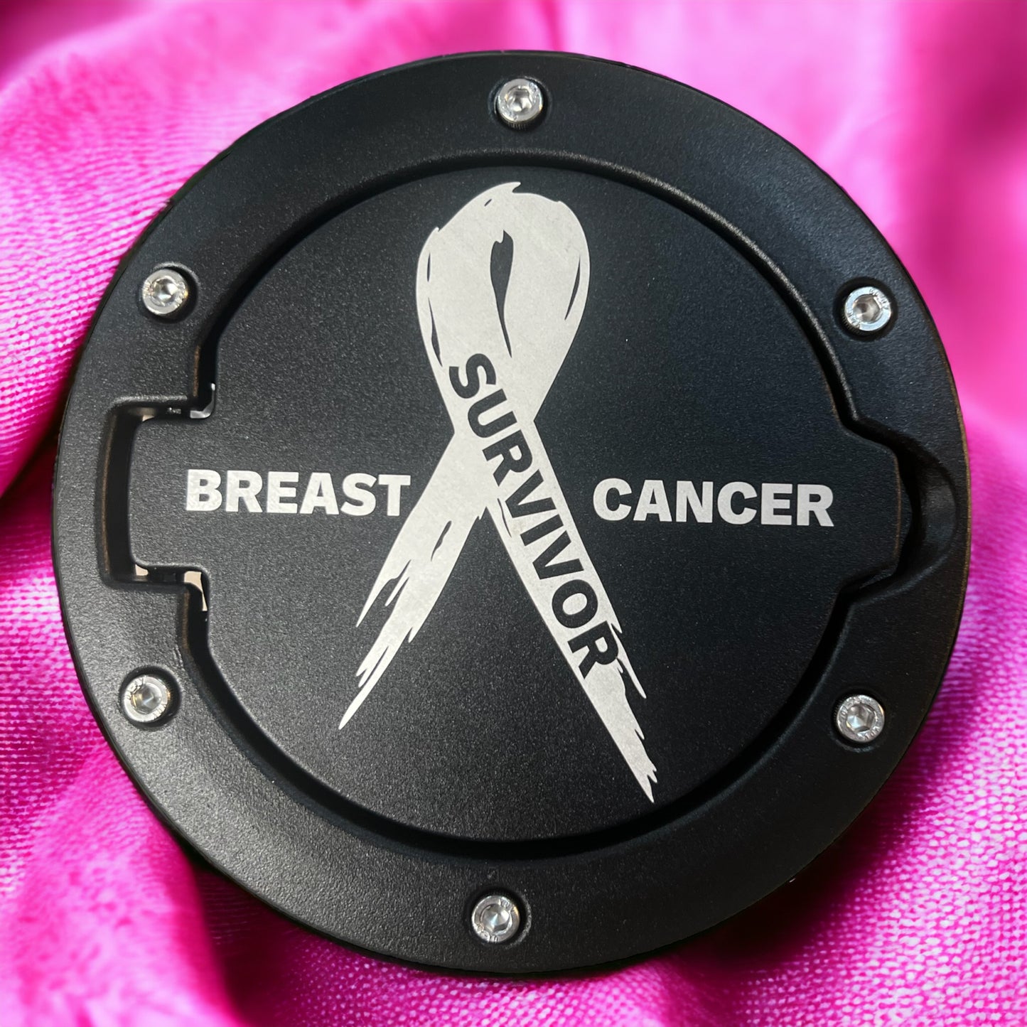 F**K Cancer Fuel Door for Jeep Wrangler