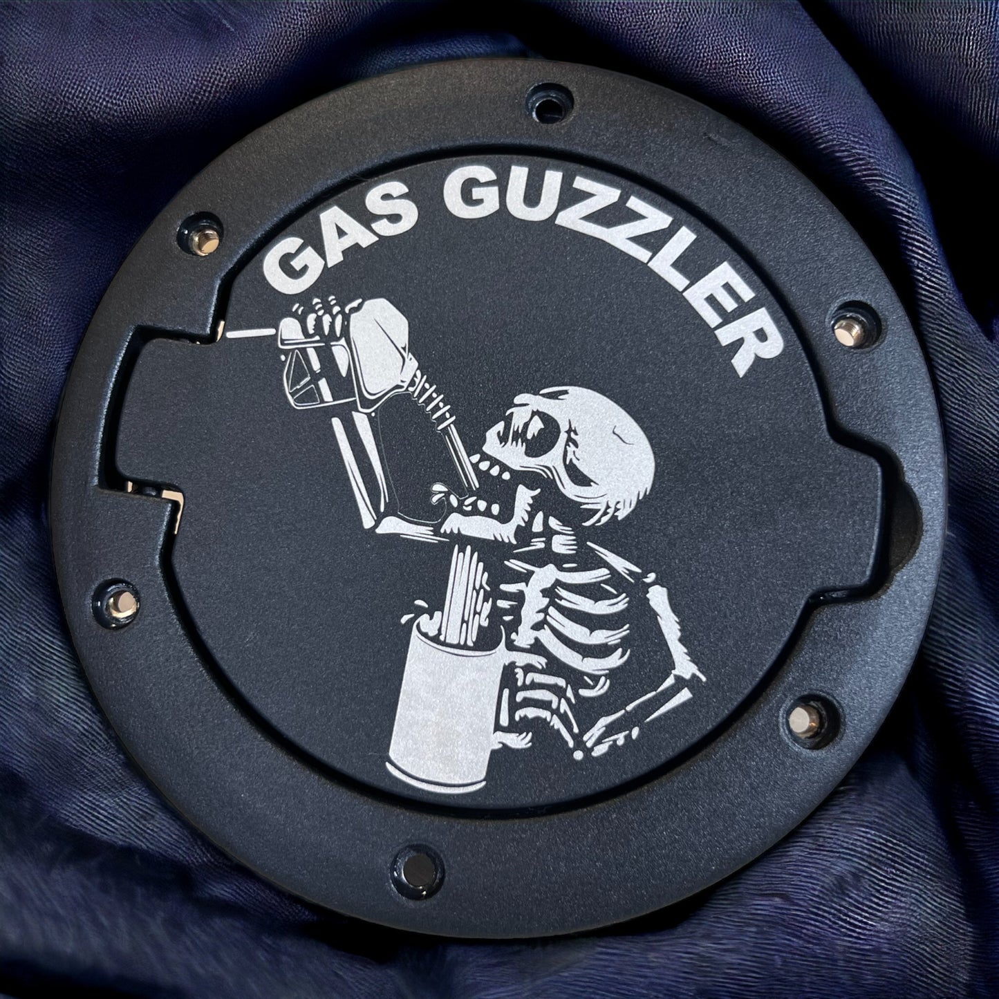 Gas Guzzler Fuel Door for Jeep Wrangler
