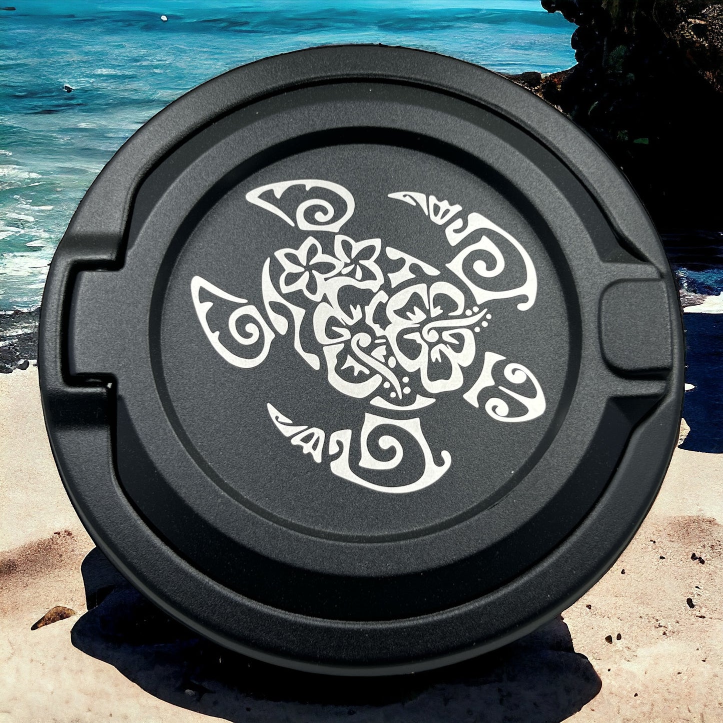Tribal Turtle Fuel Door for Jeep Wrangler