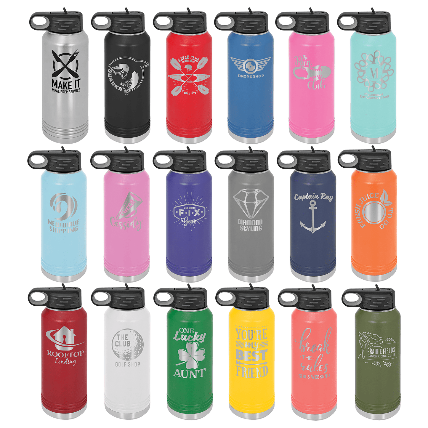32 oz Personalized Water Bottle