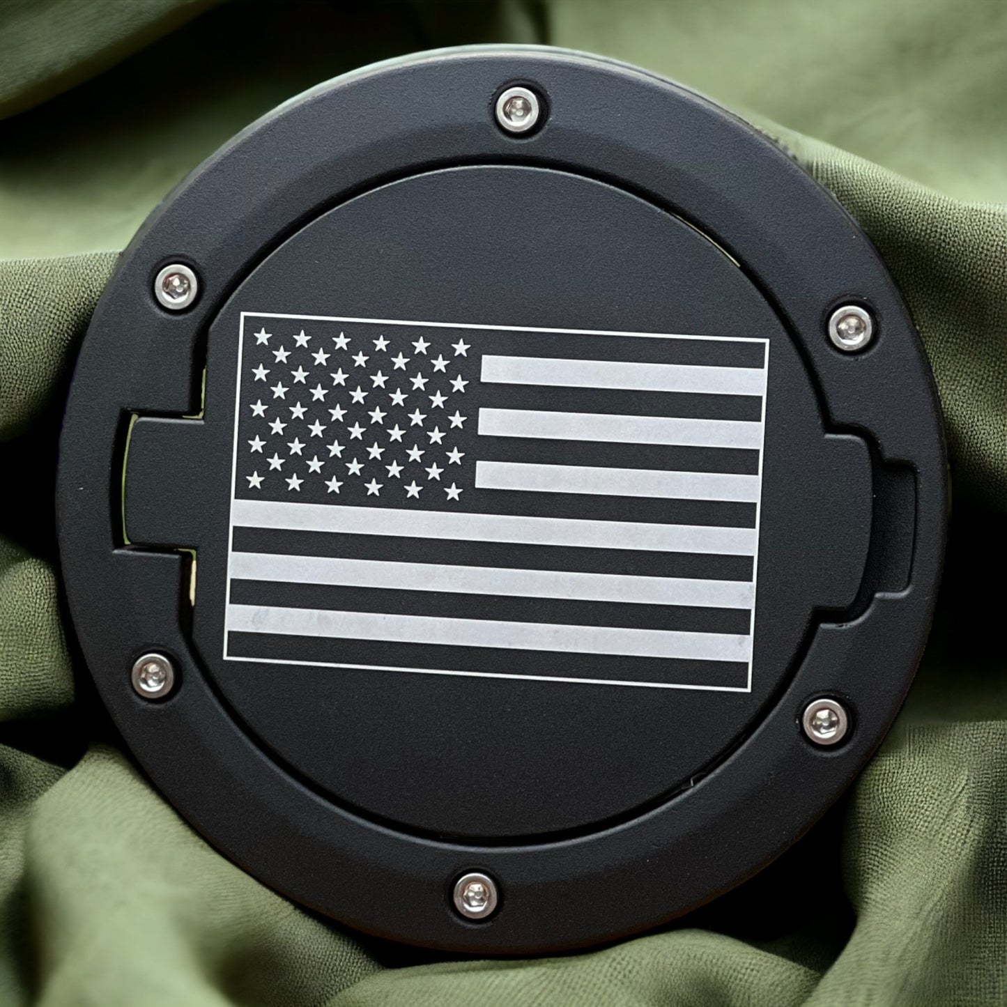 American Flag Fuel Door For Jeep Wrangler