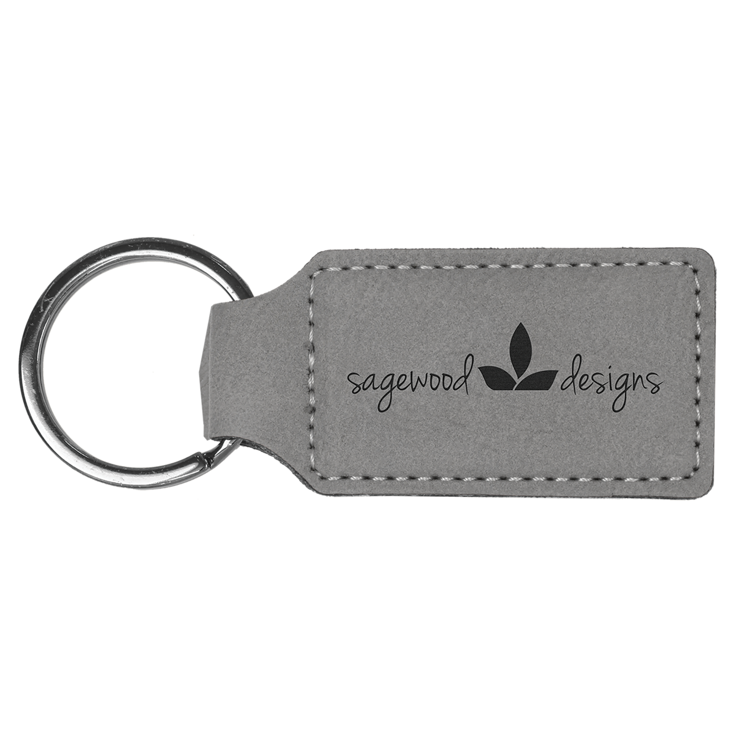 Personalized Leather Keychain