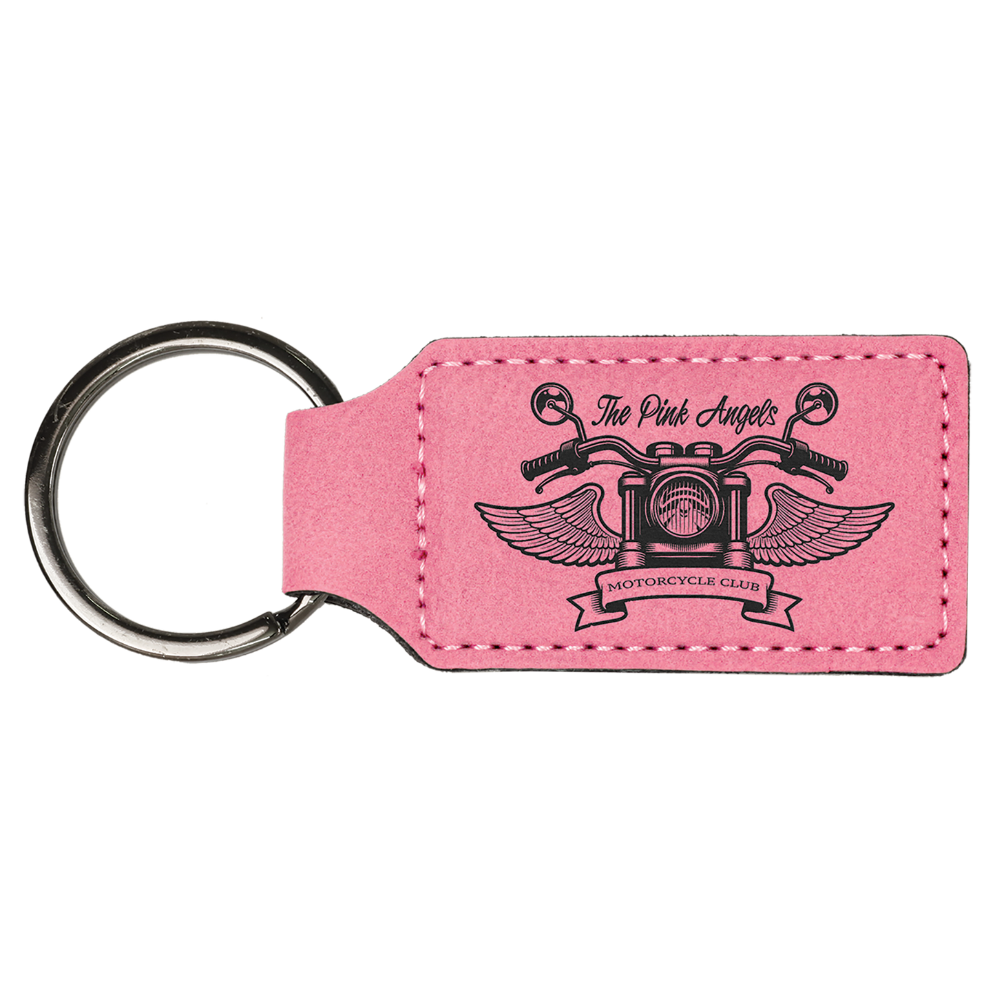 Personalized Leather Keychain