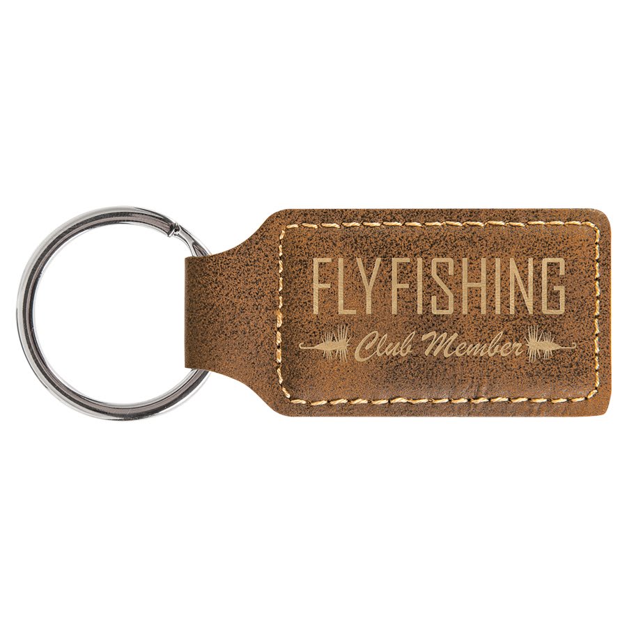 Personalized Leather Keychain