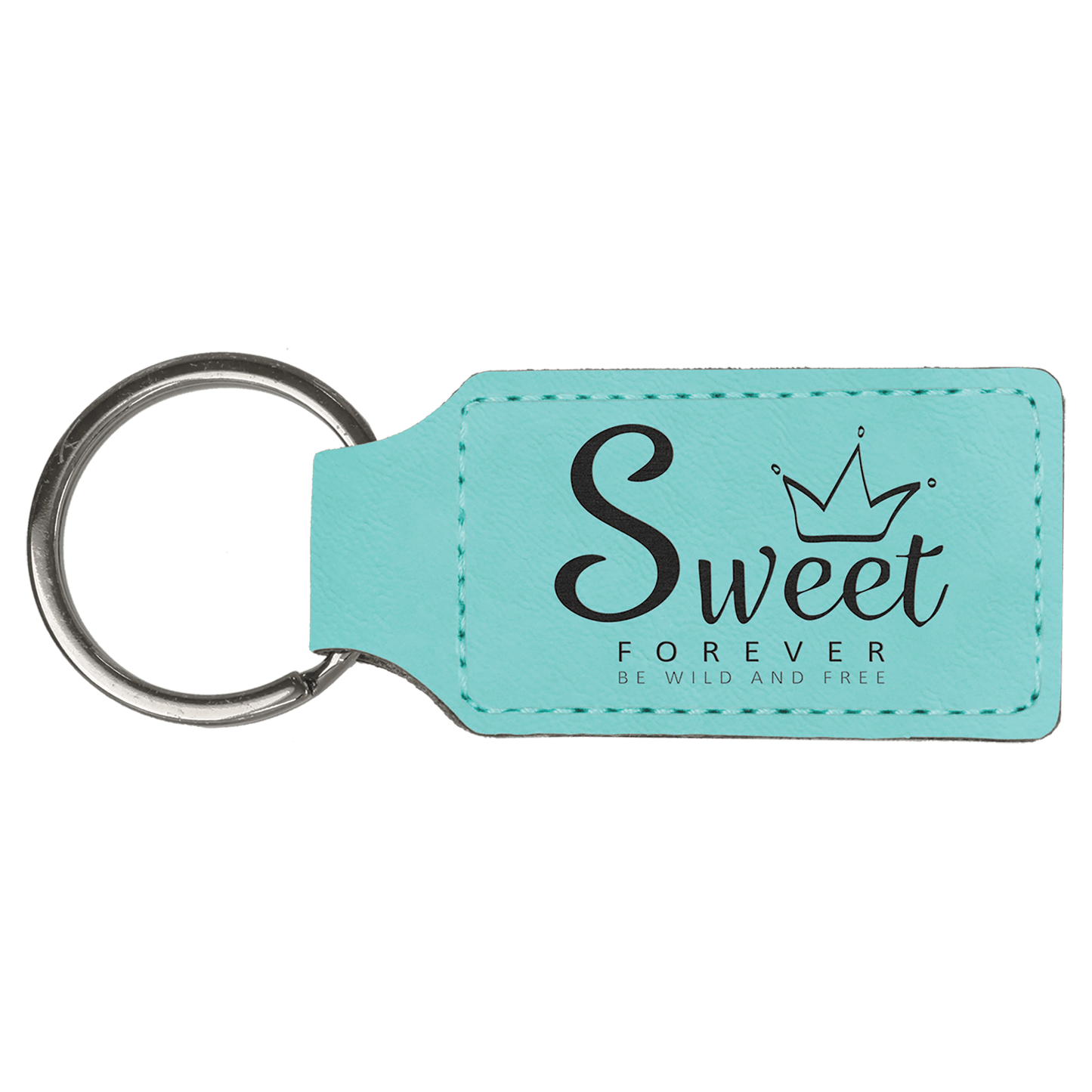 Personalized Leather Keychain