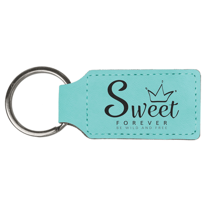 Personalized Leather Keychain