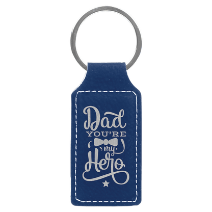 Personalized Leather Keychain