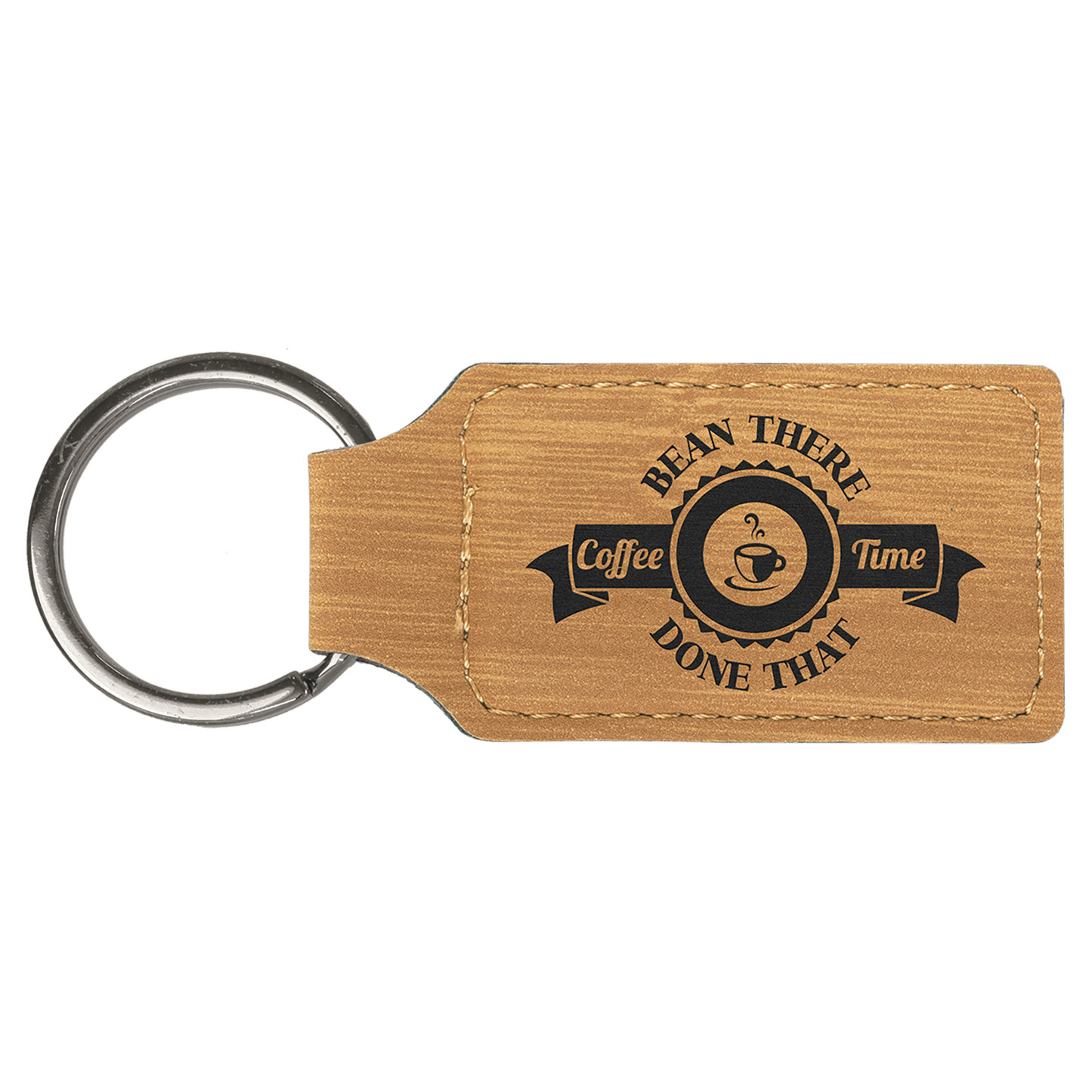 Personalized Leather Keychain