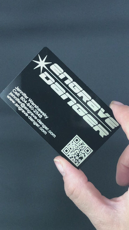 Online Payment QR Code Card (Venmo, CashApp etc)