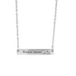 Personalized Wave Bar Necklace